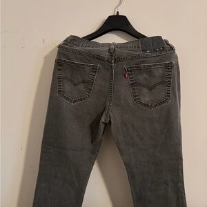 Levi's Charcoal Denim with Red Tag
